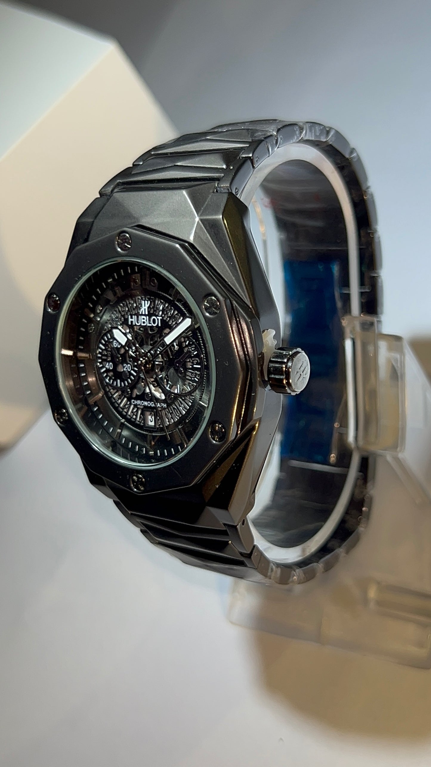 Hublot Cut Black Spider Chrono Dial
