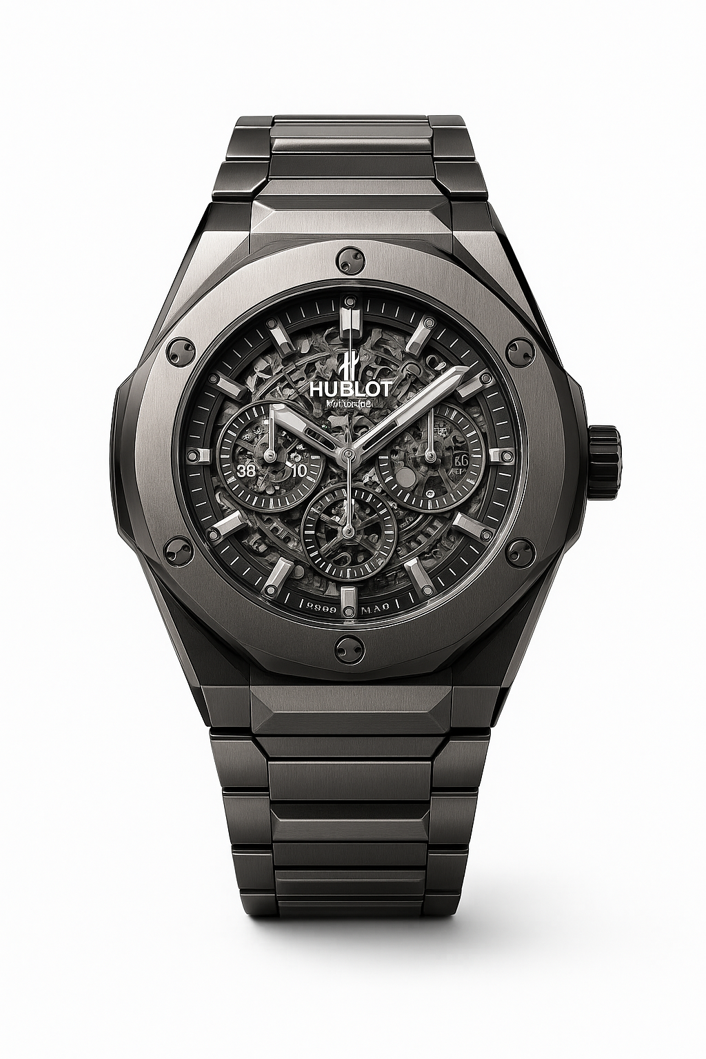 Hublot Cut Black Spider Chrono Dial