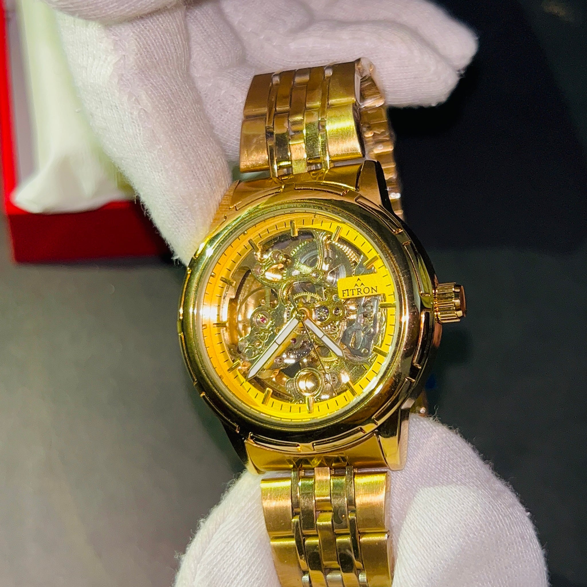 Fitron Automatic Skeleton Dial