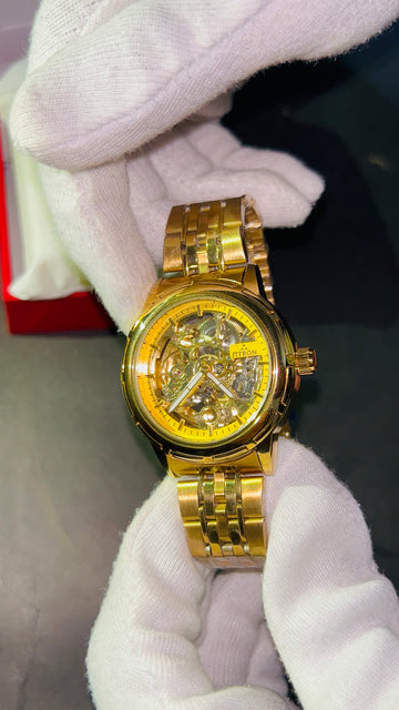 Fitron Automatic Skeleton Dial