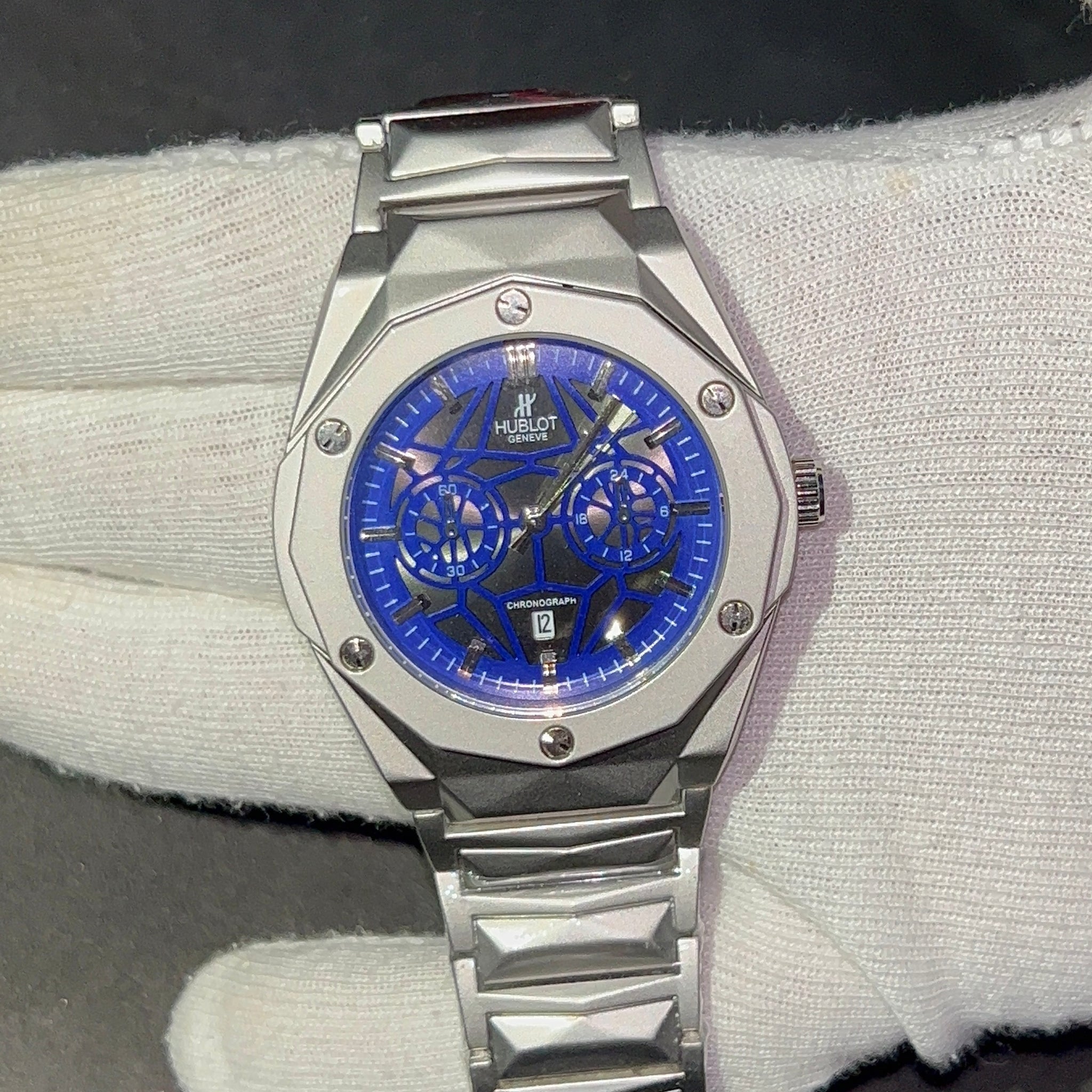 Hublot Cut Spider Chronograph dial