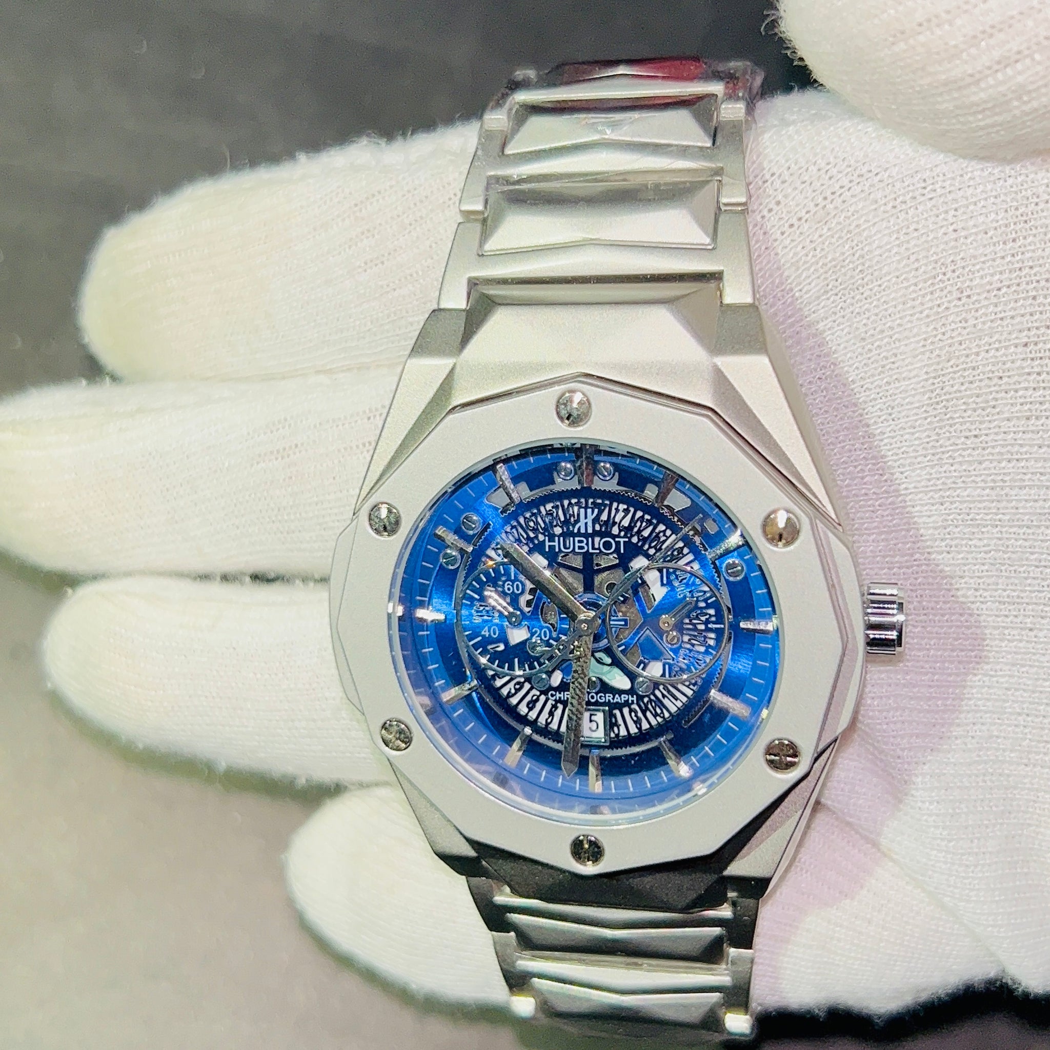 Hublot Cut Spider Chronograph Dial